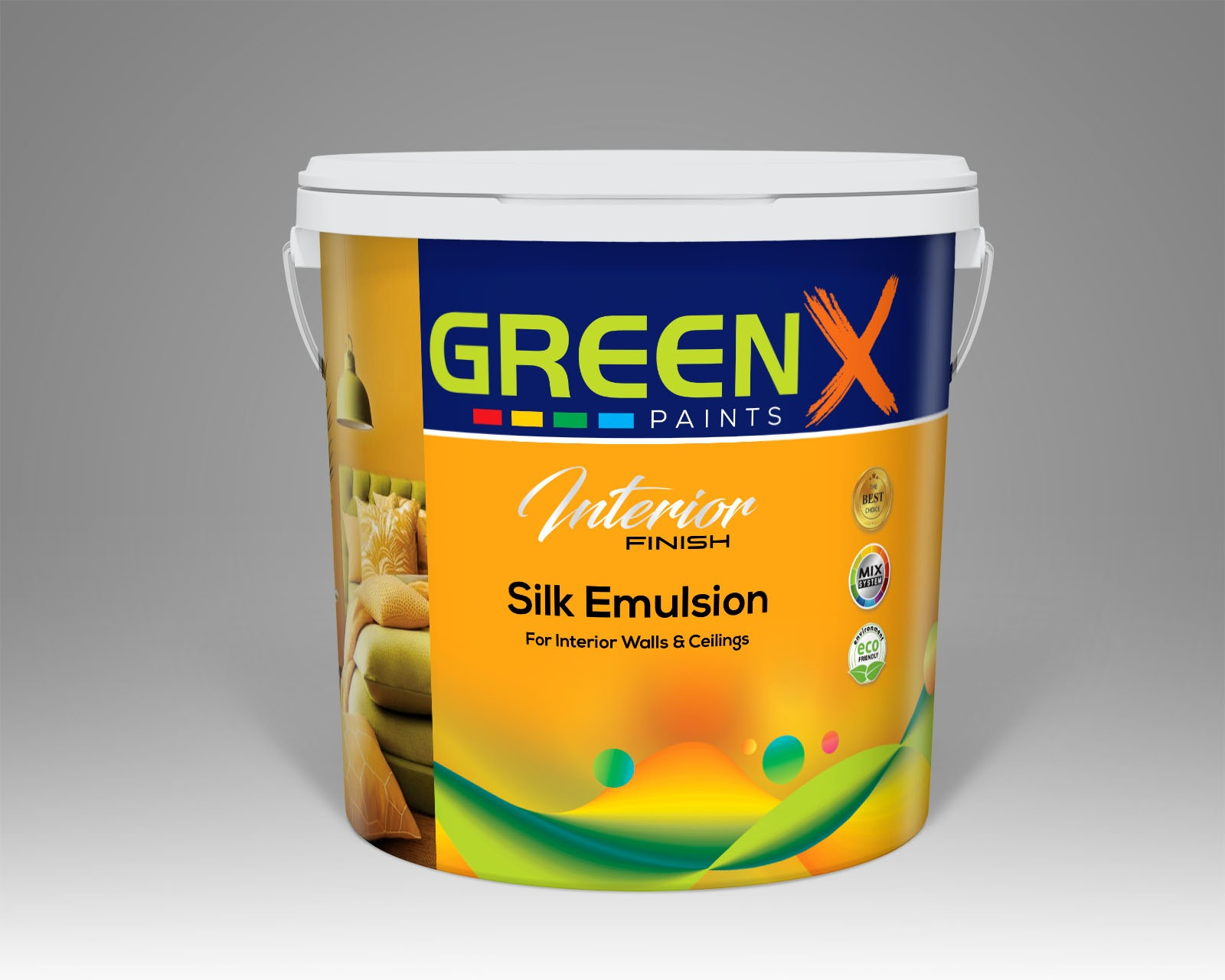 GREENX Silk Emulsion, Interior Finish