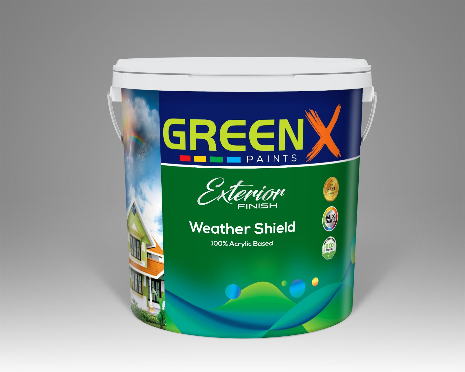 GREENX Weather Shield, Exterior Finish